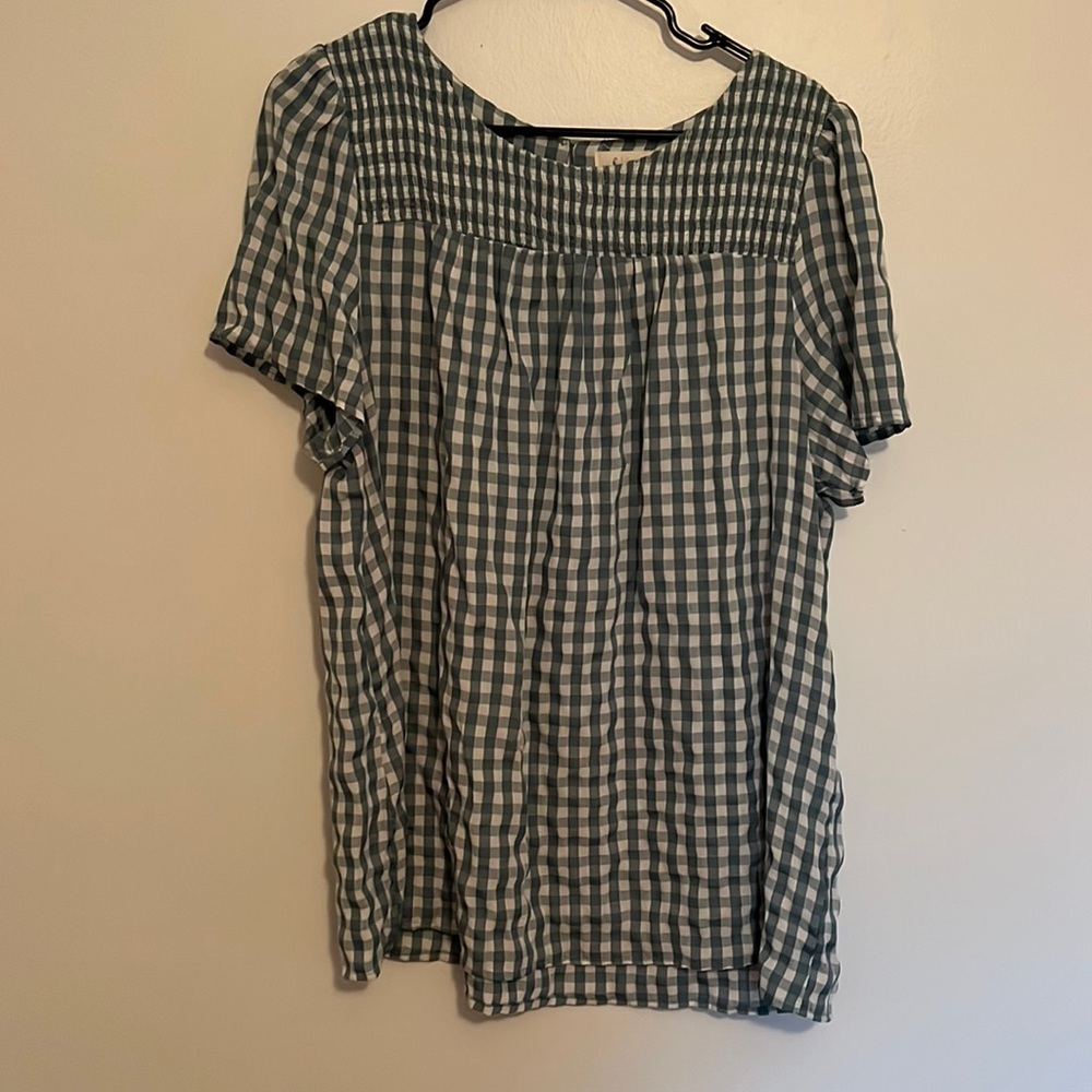 Gingham Blouse